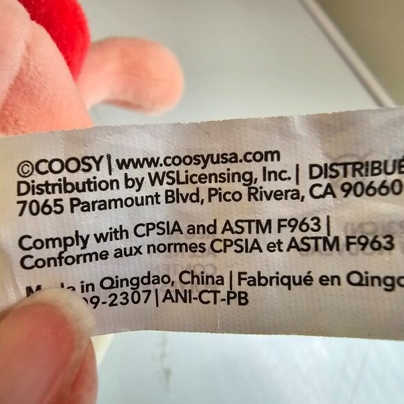 Coosy Anirollz Kittiroll Cat Jolly Rancher Plush Stuffed Animal Pink Crinkle 7" - Picture 6 of 9